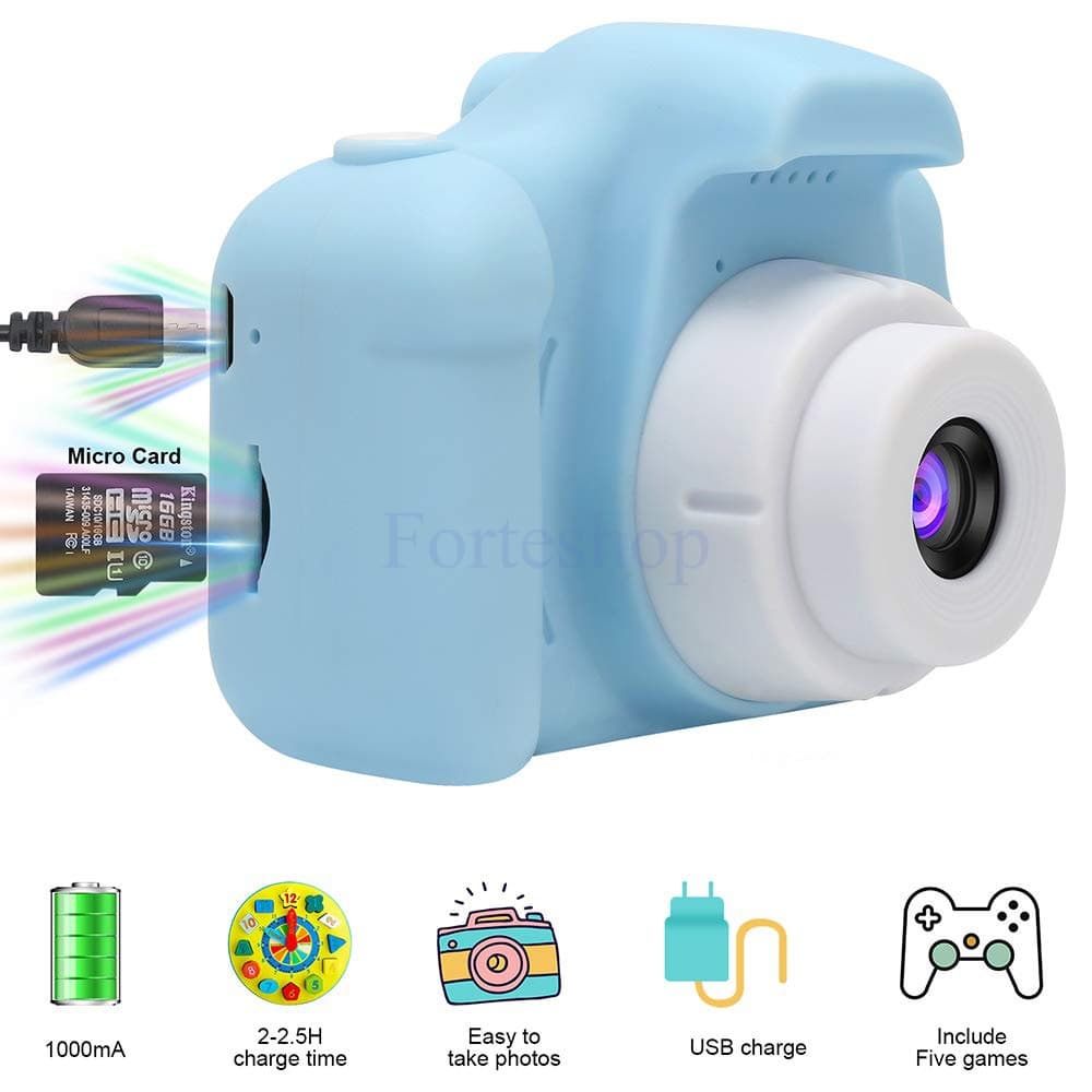 Детски дигитален фотоапарат за забавни снимки | Forteshop.net | Цена:29.90