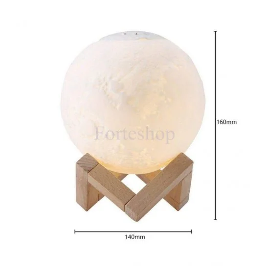 Нощна Лампа и  Арома Дифузер ЛУНА 3 В 1