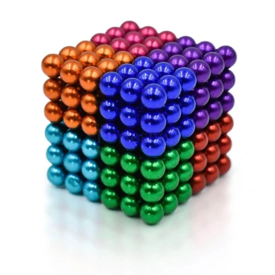 216 Бр. Мини Магнитни Топчета За Творческа Игра