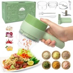 Електрическа резачка за зеленчуци 4 в 1