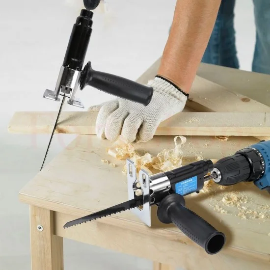 Универсална глава за винтоверт и бормашина към електрически трион