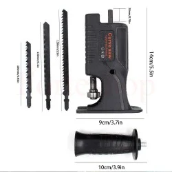 Универсална глава за винтоверт и бормашина към електрически трион