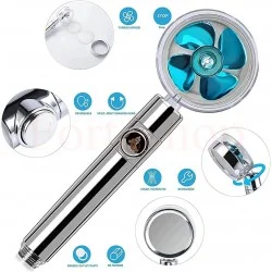 Душ слушалка с турбо перка, 3D ефект и филтър