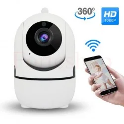 WIFI IP КАМЕРА ВЪРТЯЩА СЕ 360° FULL HD С НОЩНО ВИЖДАНЕ