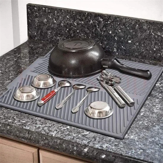 Силиконова подложка за отцеждане на съдове