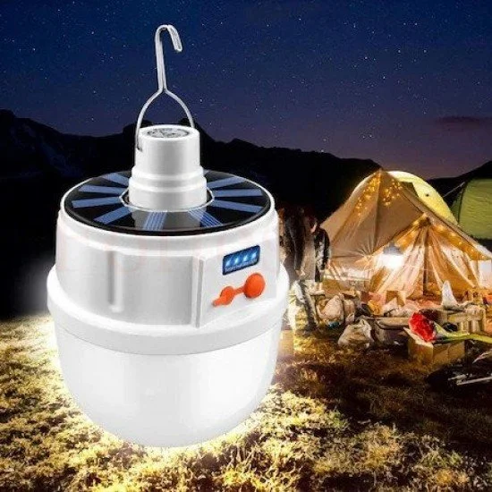 Мощна соларна къмпинг LED лампа