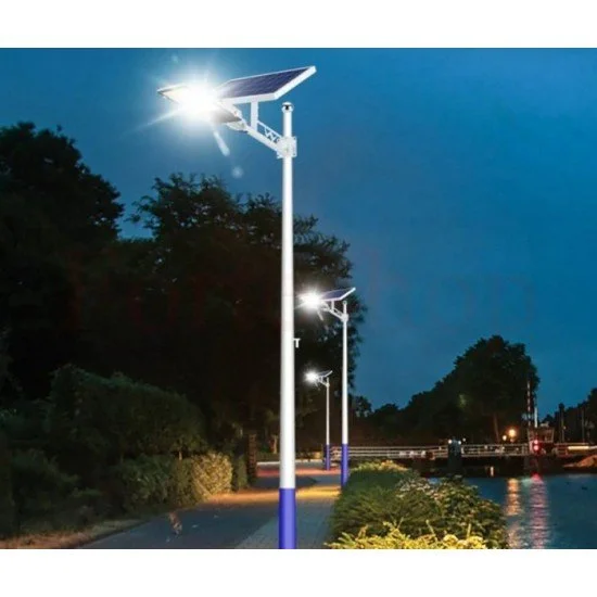 Соларна лампа с панел и стойка - 200W