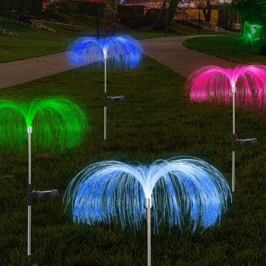 СОЛАРНА ЛАМПА МЕДУЗА СЪС 7 ЦВЯТА