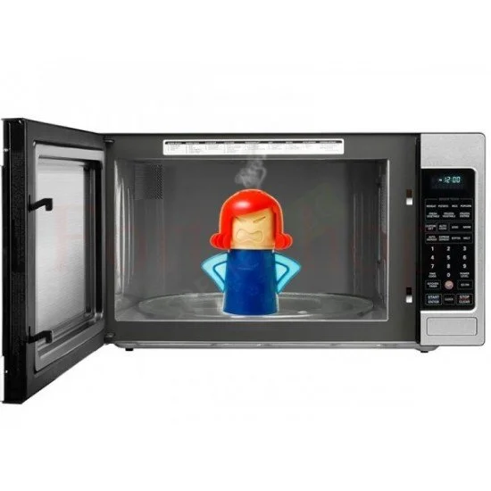 Почистващ уред за микровълнова фурна