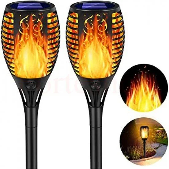 СОЛАРНА ЛАМПА ТИП ФАКЛА С ЕФЕКТ НА ПЛАМЪК