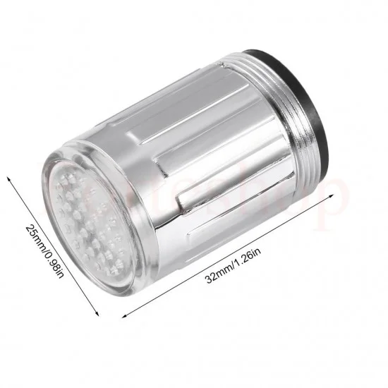 Светещ накрайник за смесител LED Light