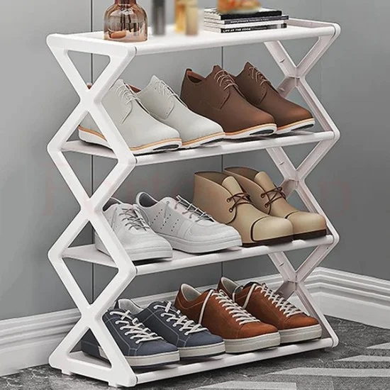 КОМПАКТНА ЕТАЖЕРКА ЗА ОБУВКИ НА 4 НИВА