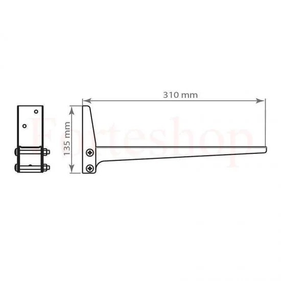 РЕГУЛИРУЕМА СТОЙКА ЗА МИКРОВЪЛНОВА ФУРНА