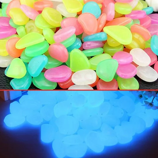 Светещи декоративни камъни