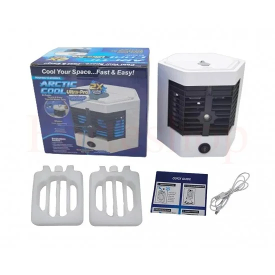 Преносим охладител и овлажнител за въздух 2в1