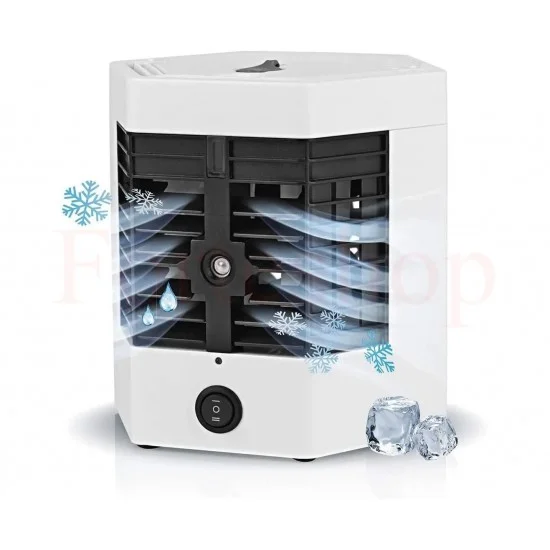 Преносим охладител и овлажнител за въздух 2в1