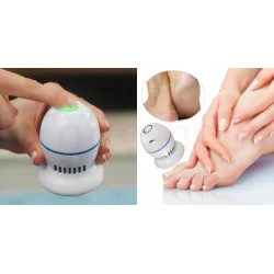 УРЕД ЗА ПРЕМАХВАНЕ НА ЗАГРУБЯЛАТА КОЖА С ВГРАДЕН ВАКУУМ