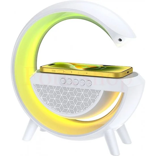 Настолна Bluetooth лампа - колонка със зарядно устройство