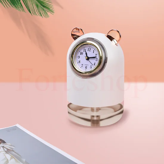 3 в 1 Арома дифузер за етерични масла с часовник и LED светлини