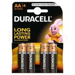 4 БР АЛКАЛНИ БАТЕРИИ DURACELL BASIC AAK4, LR06