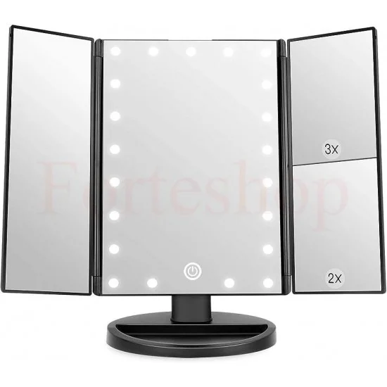 Козметично огледало с LED осветление