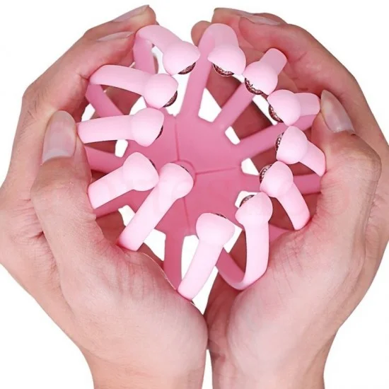 РЕЛАКСИРАЩ МАСАЖОР ОКТОПОД ЗА ГЛАВА