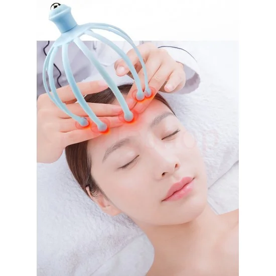 РЕЛАКСИРАЩ МАСАЖОР ОКТОПОД ЗА ГЛАВА