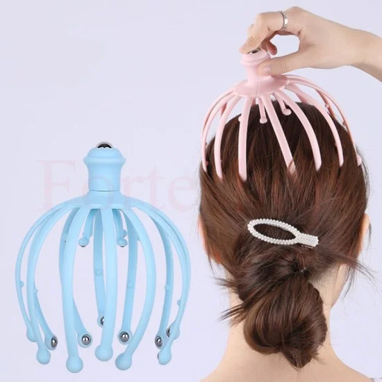 РЕЛАКСИРАЩ МАСАЖОР ОКТОПОД ЗА ГЛАВА