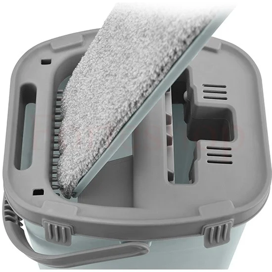 Плосък 360° моп с двукамерна кофа