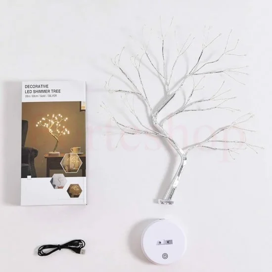 Светещо LED дърво с перли