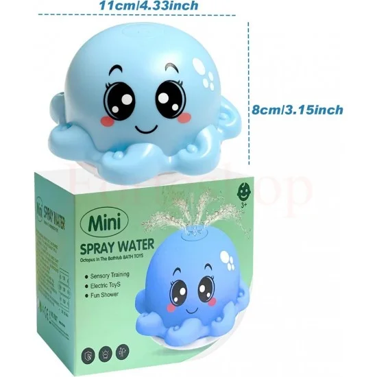 Светеща играчка октопод за баня