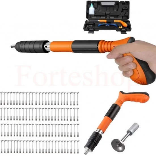 Пистолет за пирони с аксесоари – безопасен и мощен монтажен инструмент