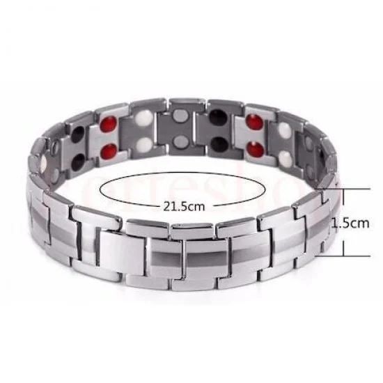 Магнитна гривна от титан за високо кръвно