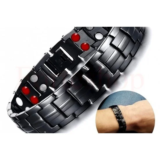 Магнитна гривна от титан за високо кръвно