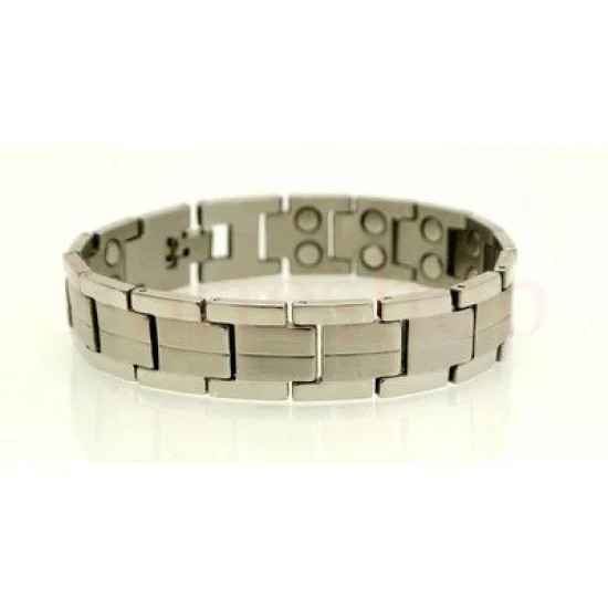 Магнитна гривна от титан за високо кръвно