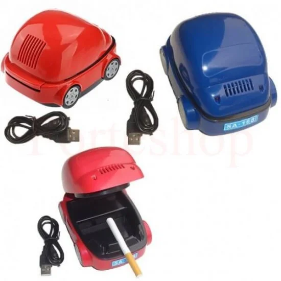 Бездимен USB пепелник за кола