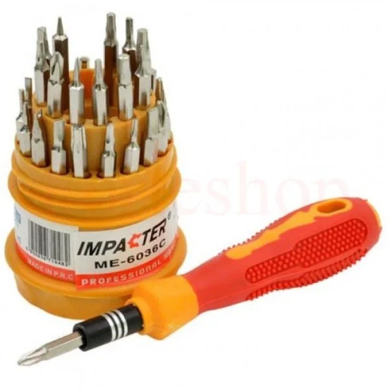 УНИВЕРСАЛНА ОТВЕРТКА С 32 НАКРАЙНИКА