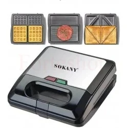 3 В 1 КОБИНИРАН ТОСТЕР ЗА САНДВИЧИ, ГОФРЕТИ И ПОНИЧКИ