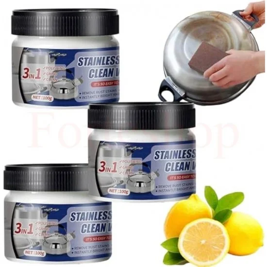 ПРЕПАРАТ ЗА ПРЕМАХВАНЕ НА ПЕТНА ПО КУХНЕНСКИ МЕТАЛНИ СЪДОВЕ