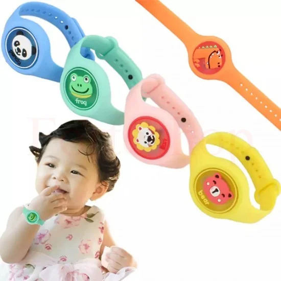 Светеща гривна против комари за бебета и деца