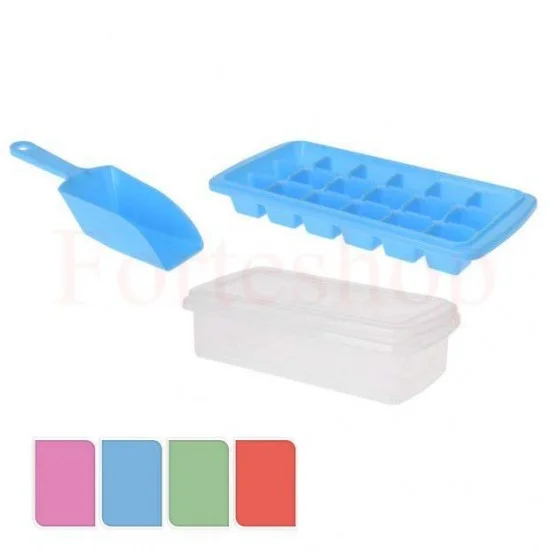 Форма за лед с лопатка и контейнер