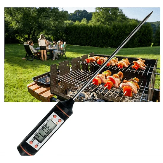 Кухненски термометър с цифров LCD дисплей