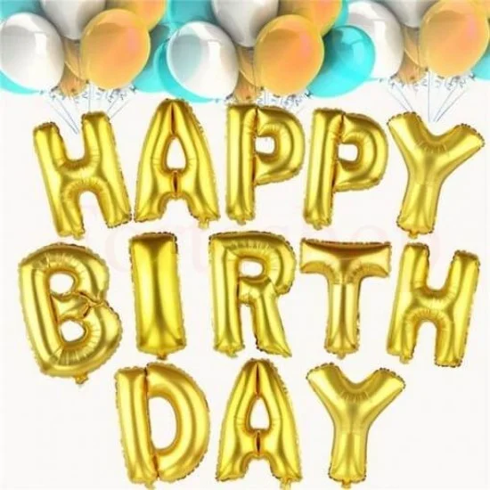 Балони букви за рожден ден от А до Z