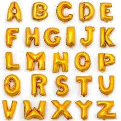  Балони букви за рожден ден от А до Z