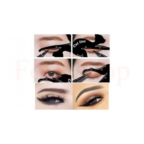 Мултифункционални шаблони за очна линия и сенки