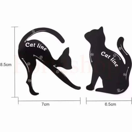 Мултифункционални шаблони за очна линия и сенки