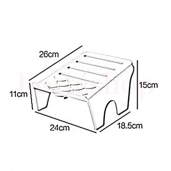 Органайзер за чифт обувки за стена