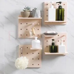 Пластмасова етажерка за стена