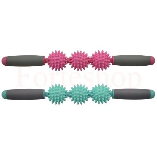 Ръчен масажор с 3 релефни ролки