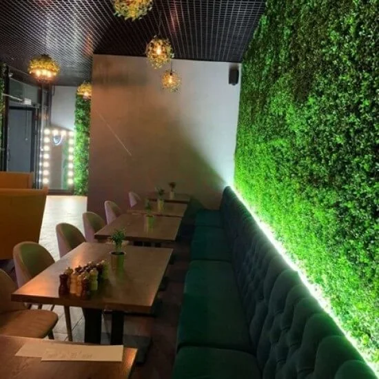 ПАНО ОТ ИЗКУСТВЕНА ЗЕЛЕНА ДЕКОРАЦИЯ